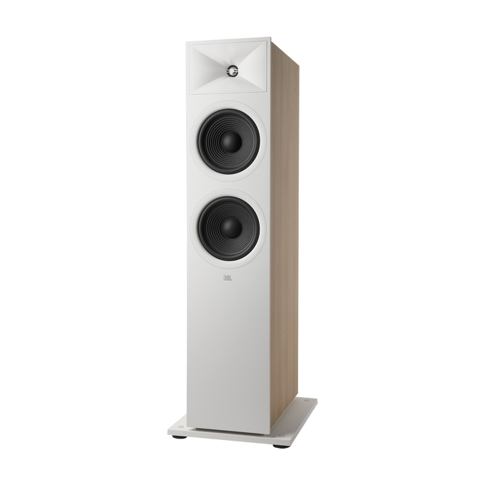 Stage 280F - Latte - 2.5-Way Dual 8-inch (200mm) Floorstanding Loudspeaker - Detailshot 3 image number null