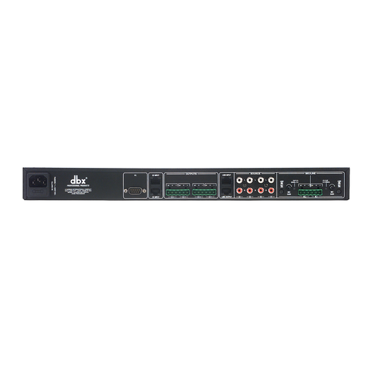 ZonePro 640 - Black - 6x4 Digital Zone Processor - Back image number null
