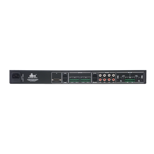 ZonePro 640 - Black - 6x4 Digital Zone Processor - Back image number null