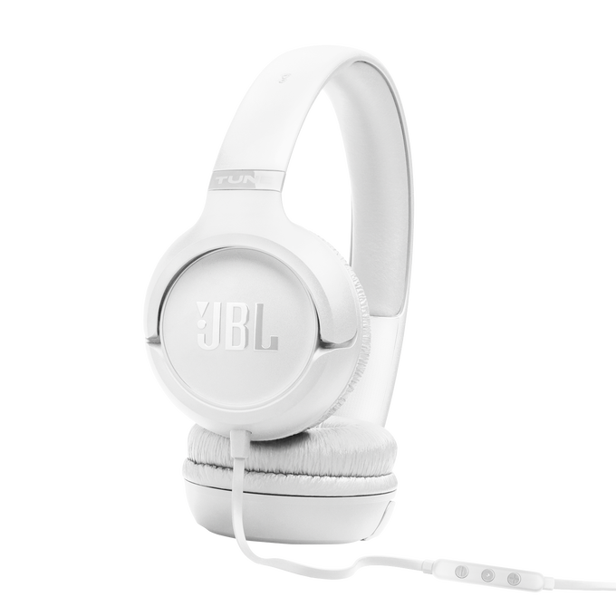 JBL Tune 530C - White - Wired on-ear headphones - Right image number null