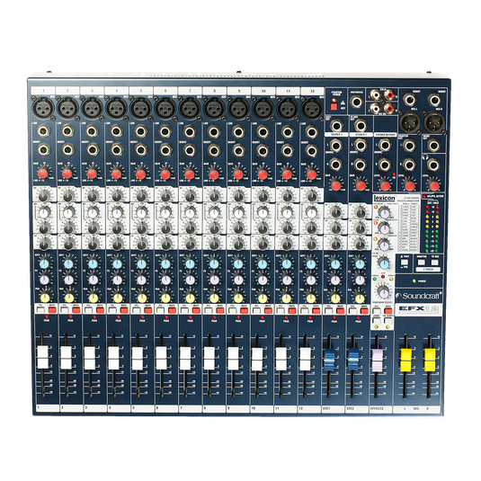 EFX12 - Dark Blue - Compact analogue 12 channel mixer with built in effects - Detailshot 2 image number null