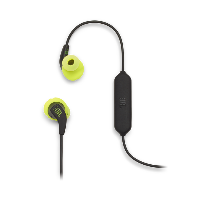 JBL Endurance RUNBT - Lime - Sweatproof Wireless In-Ear Sport Headphones - Detailshot 1 image number null