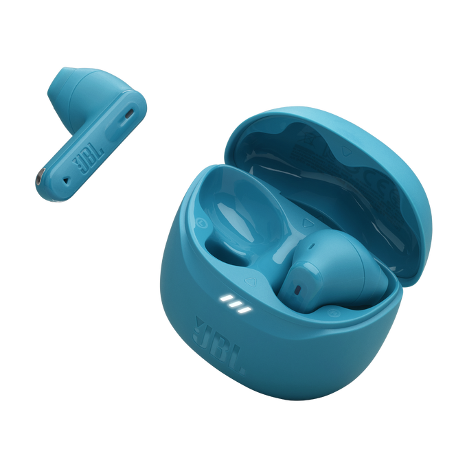 JBL Tune Flex 2 - Turquoise - True Wireless Noise Cancelling Earbuds - Detailshot 2 image number null