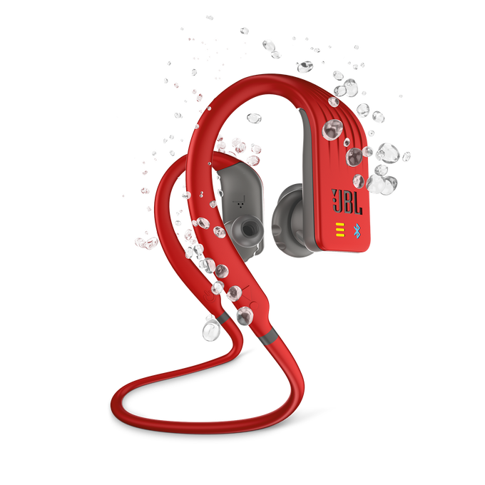 JBL Endurance DIVE - Red - Waterproof Wireless In-Ear Sport Headphones with MP3 Player - Hero image number null