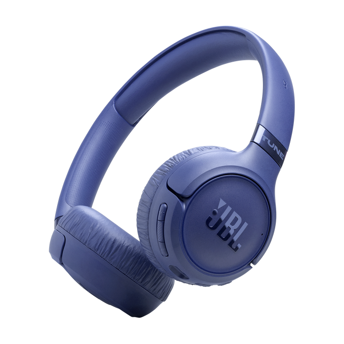 JBL Tune 680NC - Blue - Wireless on-ear Noise cancelling headphones - Hero image number null