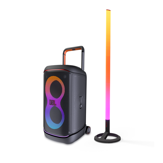 JBL PartyBox 520 - Black - Portable battery-powered party speaker with powerful and loud sound - Hero image number null