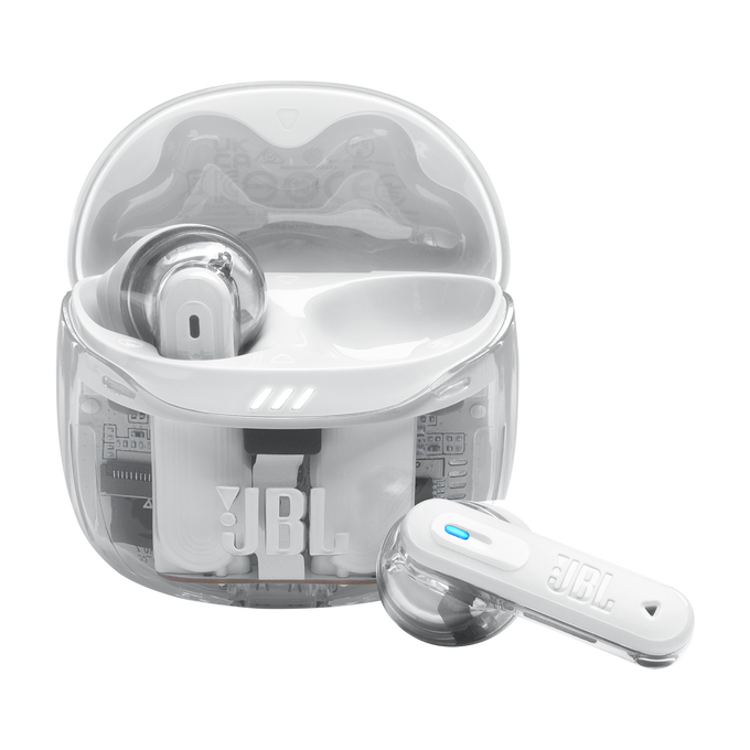 JBL Tune Flex 2 Ghost Edition - Ghost White - True Wireless Noise Cancelling Earbuds - Hero image number null