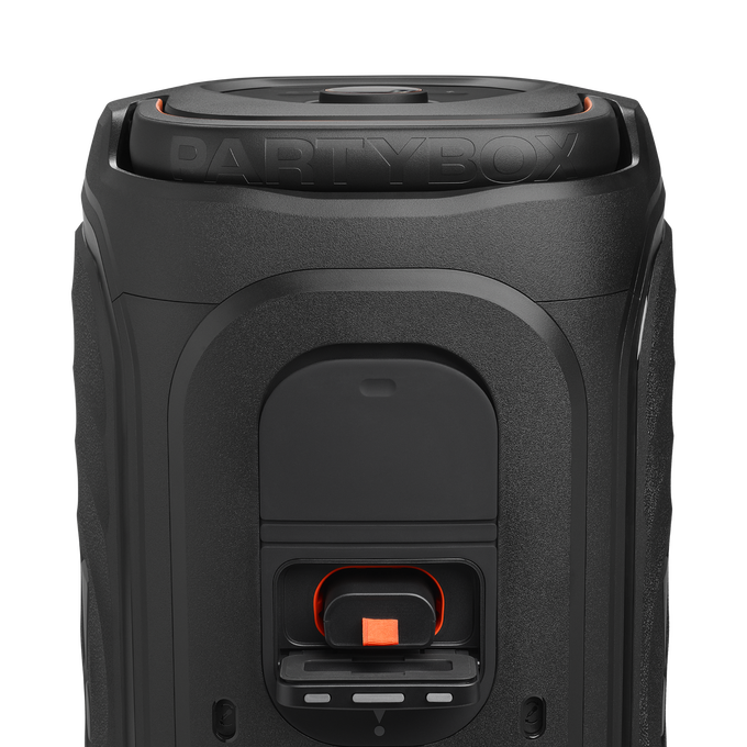 JBL PartyBox 130 - Black - Portable party speaker with JBL legendary sound, a dynamic lightshow and a foldable ergonomic handle - Detailshot 1 image number null