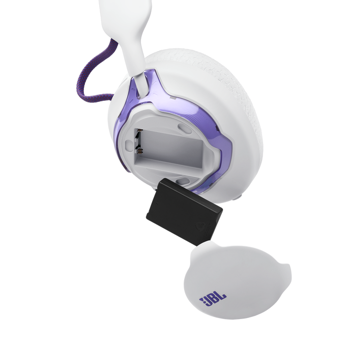 JBL Quantum 650 - White - Wireless multiplatform gaming headset - Detailshot 13 image number null