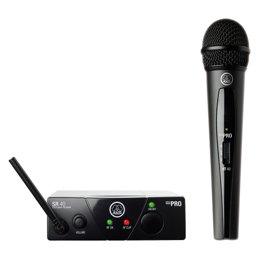 WMS40 Mini Single Vocal Set - Black - Wireless microphone system - Hero image number null