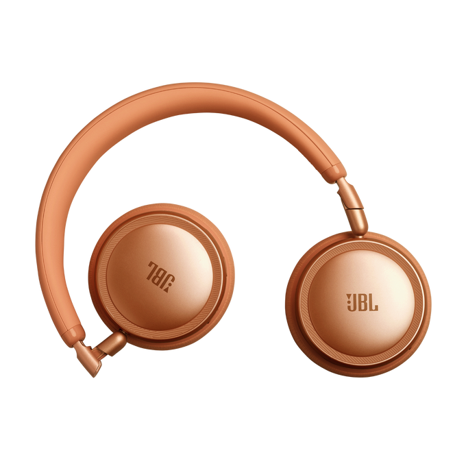 JBL Live 680NC - Orange - Wireless on-ear Noise Cancelling headphones - Left image number null
