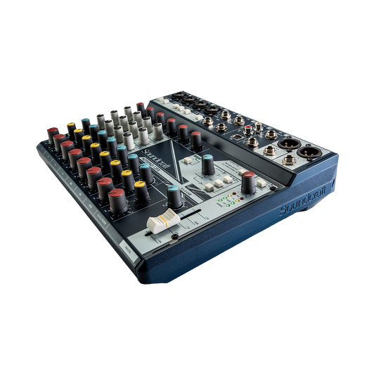 Notepad-12FX - Dark Blue - Small-format analog mixing console with USB I/O and Lexicon effects - Detailshot 1 image number null