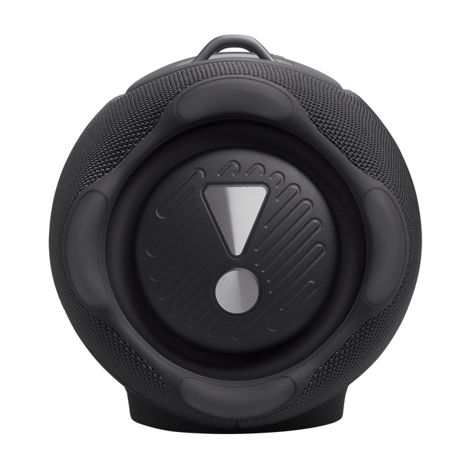 JBL Xtreme 5 - Black - Portable waterproof speaker with massive legendary JBL sound, ambient edge lighting, and a convenient shoulder strap - Left image number null
