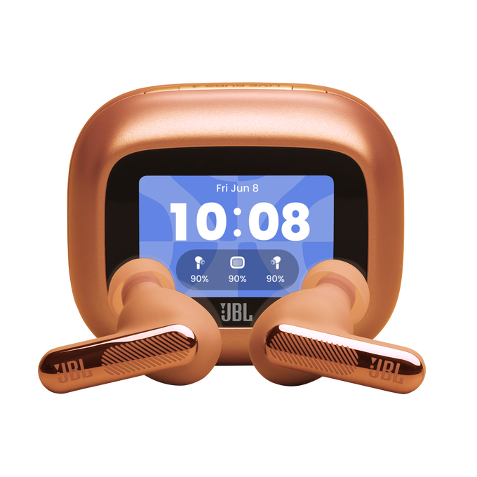 JBL Live Beam 4 - Orange - True wireless Noise Cancelling earbuds - Hero image number null