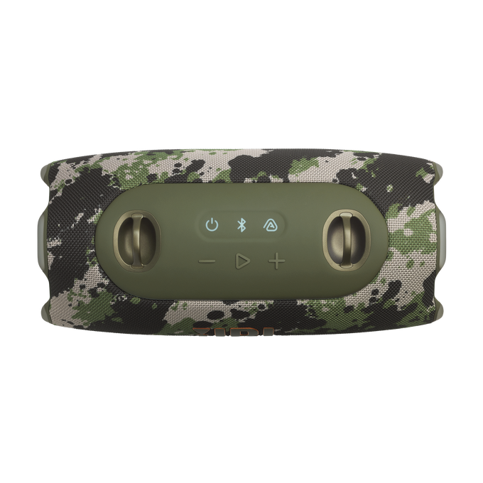 JBL Xtreme 5 - Squad - Portable waterproof speaker with massive legendary JBL sound, ambient edge lighting, and a convenient shoulder strap - Top image number null
