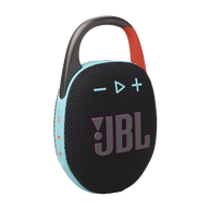 JBL Clip 5 - Black and Orange - Ultra-portable waterproof speaker - Hero