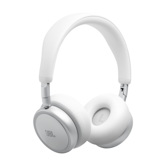JBL Live 680NC - White - Wireless on-ear Noise Cancelling headphones - Detailshot 1 image number null