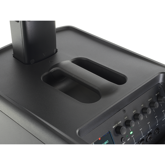 JBL EON ONE MK2 - Black - All-In-One, Battery-Powered Column PA with Built-In Mixer and DSP - Detailshot 8 image number null