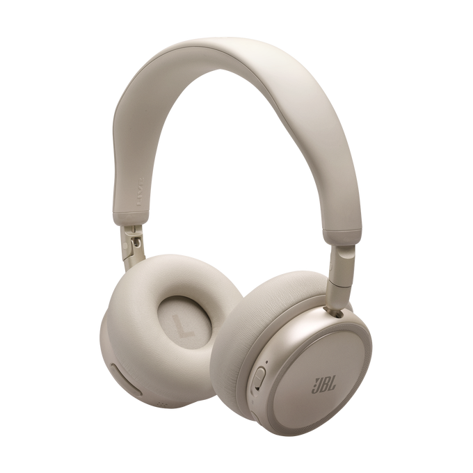JBL Live 680NC - Sand - Wireless on-ear Noise Cancelling headphones - Bottom image number null