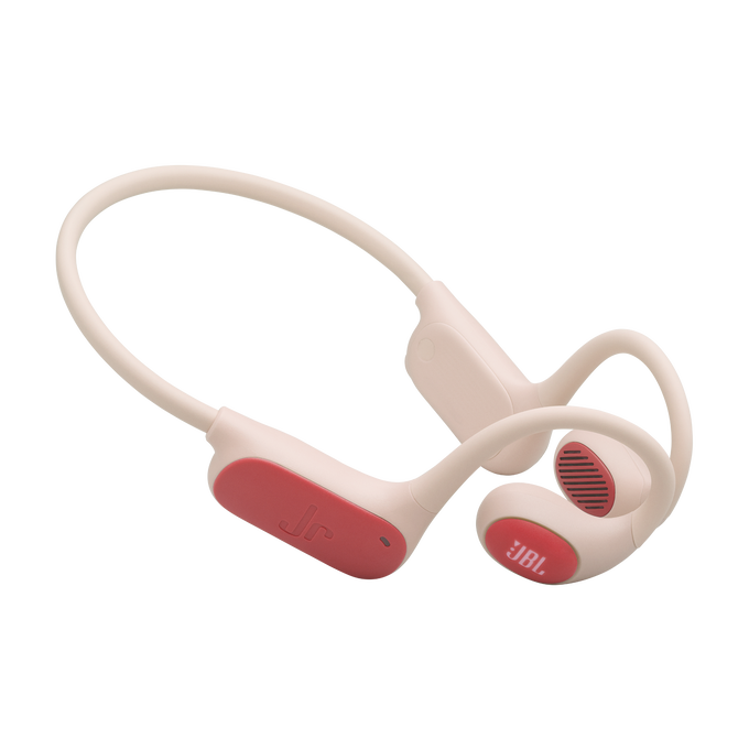 JBL Junior Free - Peach - Wireless open-ear kids headphone - Hero image number null