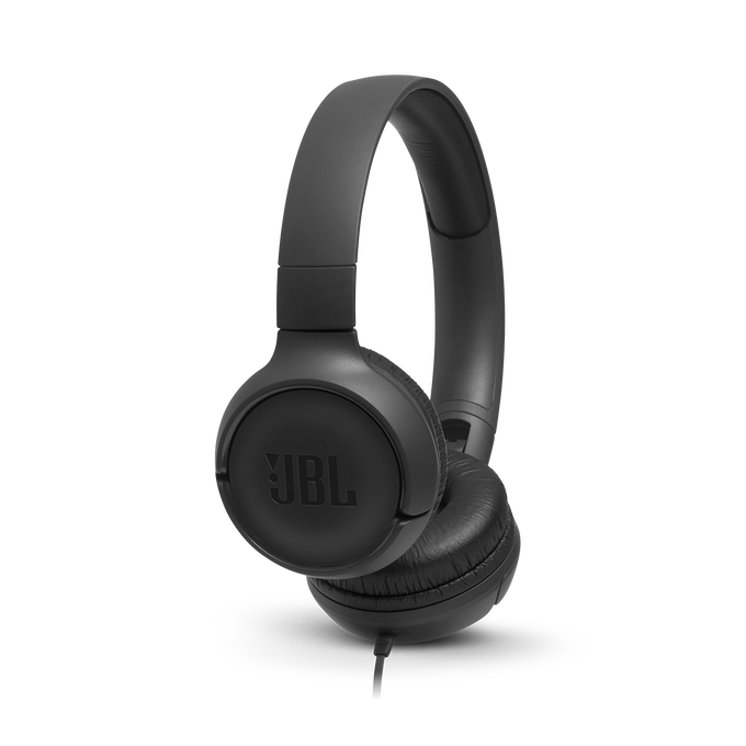JBL Tune 500 - Black - Wired on-ear headphones - Hero image number null