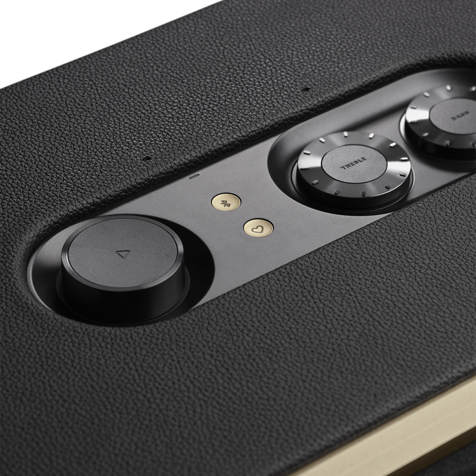 JBL Authentics 500 - Black - Hi-fidelity smart home speaker with Wi-Fi, Bluetooth and Voice Assistants with retro design. - Detailshot 5 image number null
