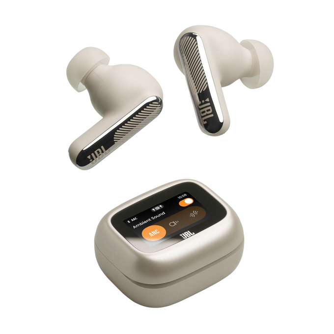 JBL Live Beam 4 - Sand - True wireless Noise Cancelling earbuds - Top image number null