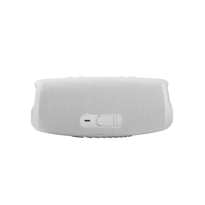JBL Charge 5 - White CSTM - Portable Waterproof Speaker with Powerbank - Back image number null
