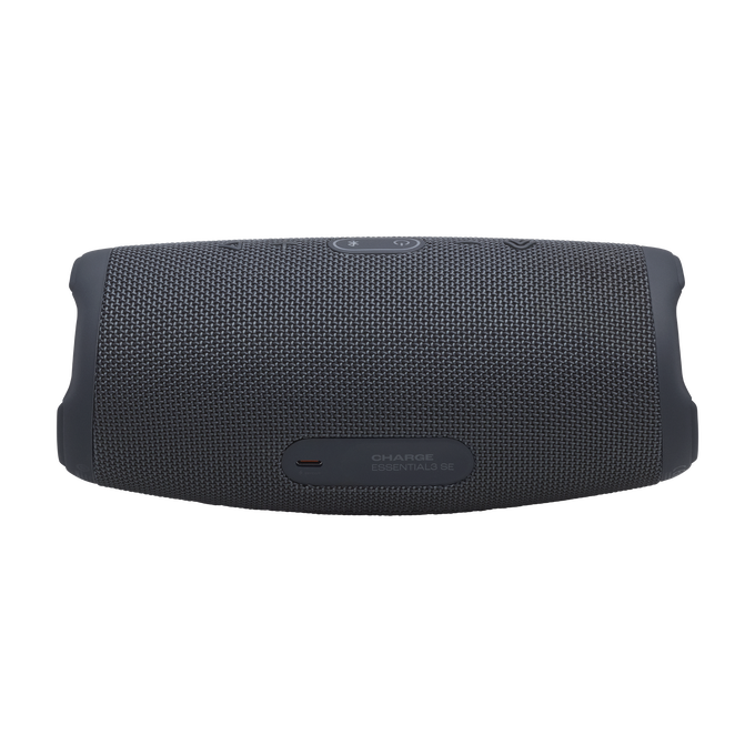 JBL Charge Essential 3 SE - Gun Metal - Portable waterproof and drop-proof Bluetooth speaker - Back image number null