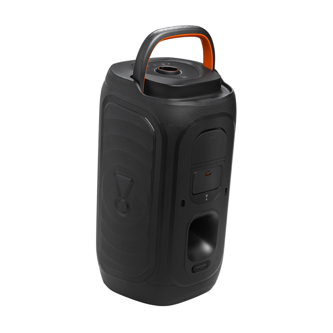 JBL PartyBox 130 - Black - Portable party speaker with JBL legendary sound, a dynamic lightshow and a foldable ergonomic handle - Back image number null