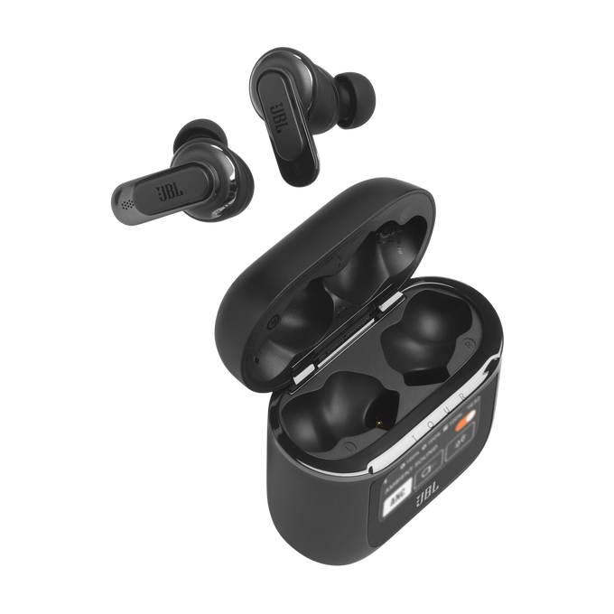 JBL Tour Pro 2 - Black - True wireless Noise Cancelling earbuds - Detailshot 1 image number null