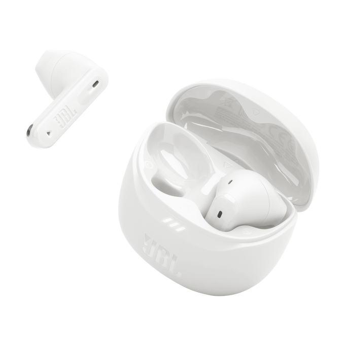 JBL Tune Flex 2 - White - True Wireless Noise Cancelling Earbuds - Detailshot 2 image number null