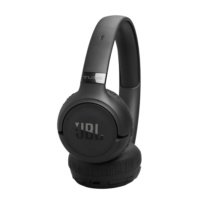 JBL Tune 680NC - Black - Wireless on-ear Noise cancelling headphones - Right image number null