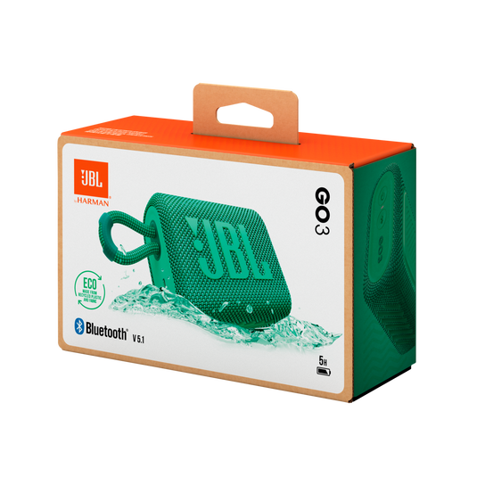 JBL Go 3 Portable, Waterproof Bluetooth Speaker, Teal