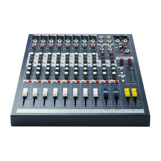 EPM8 - Dark Blue - A multipurpose mixer that carries the hallmarks of Soundcraft’s professional heritage. - Detailshot 1 image number null