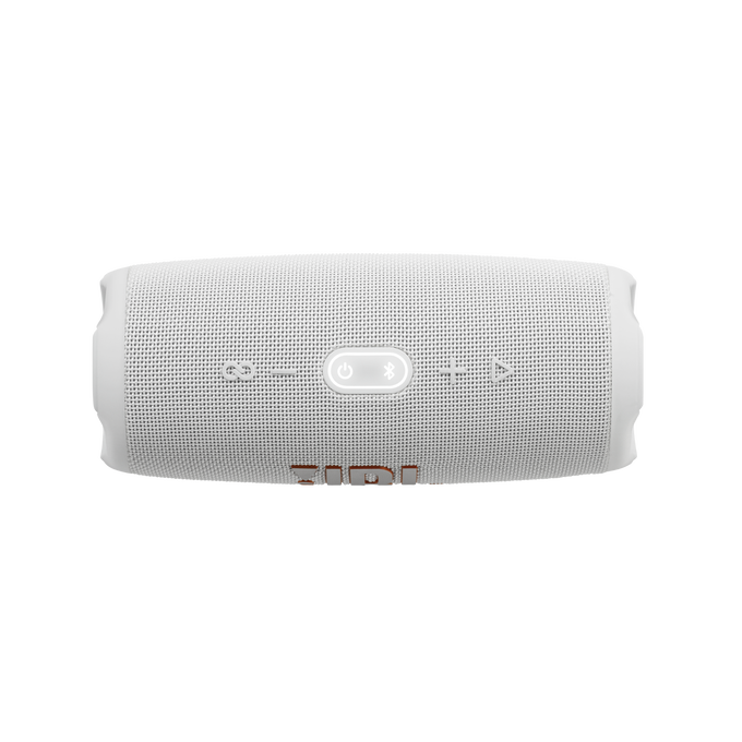 JBL Charge 5 - White CSTM - Portable Waterproof Speaker with Powerbank - Top image number null