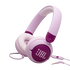 JBL Junior 320 - Purple - Wired on-ear kids headphones - Hero