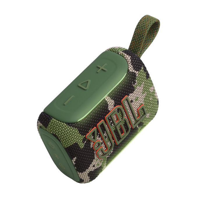 JBL Go 5 - Squad - Ultra-portable waterproof and drop-proof speaker with JBL legendary sound and ambient edge lighting - Detailshot 2 image number null