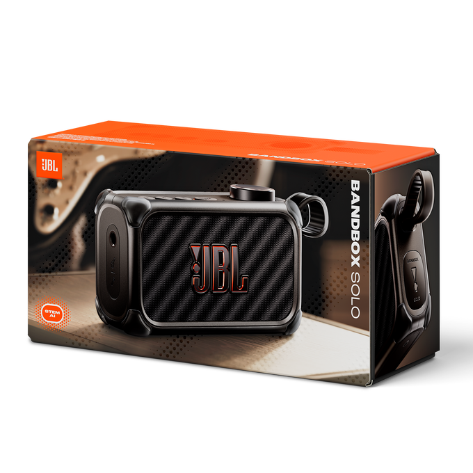 JBL BandBox Solo - Black - Compact AI-powered practice amp and speaker - Detailshot 2 image number null