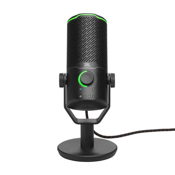 JBL Quantum Stream Studio - Chrome - Quad pattern premium USB microphone for streaming, recording and gaming - Detailshot 1 image number null