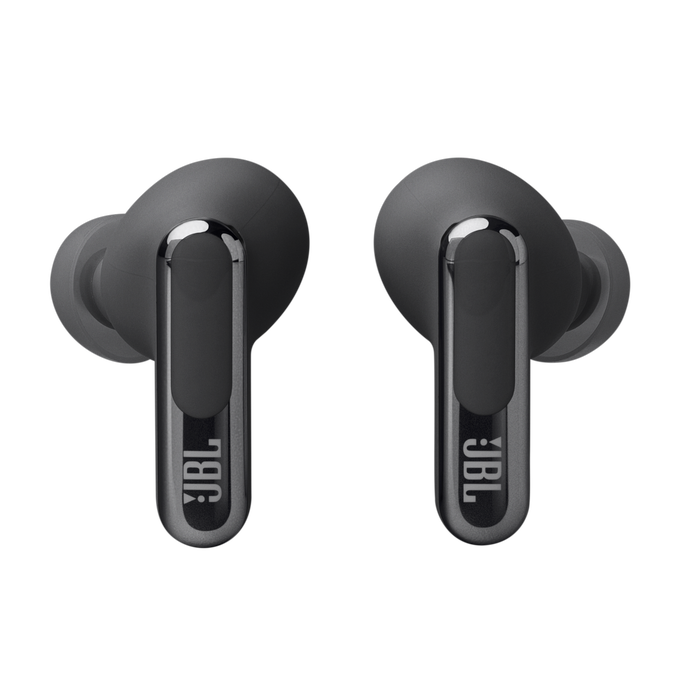 JBL Live Beam 3 - Black - True wireless noise-cancelling closed-stick earbuds - Back image number null