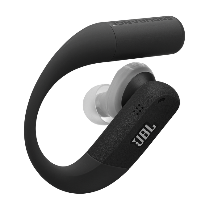 JBL Endurance Peak 4 - Black / Grey - True Wireless Noise Cancelling Sport Earbuds - Detailshot 1 image number null