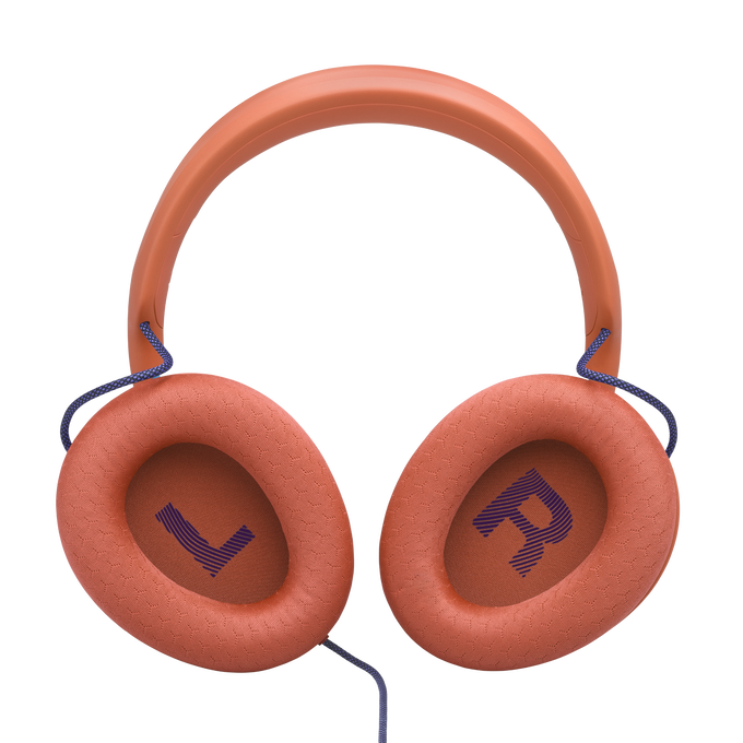 JBL Quantum 120 - Coral - Wired multiplatform gaming headset - Left image number null