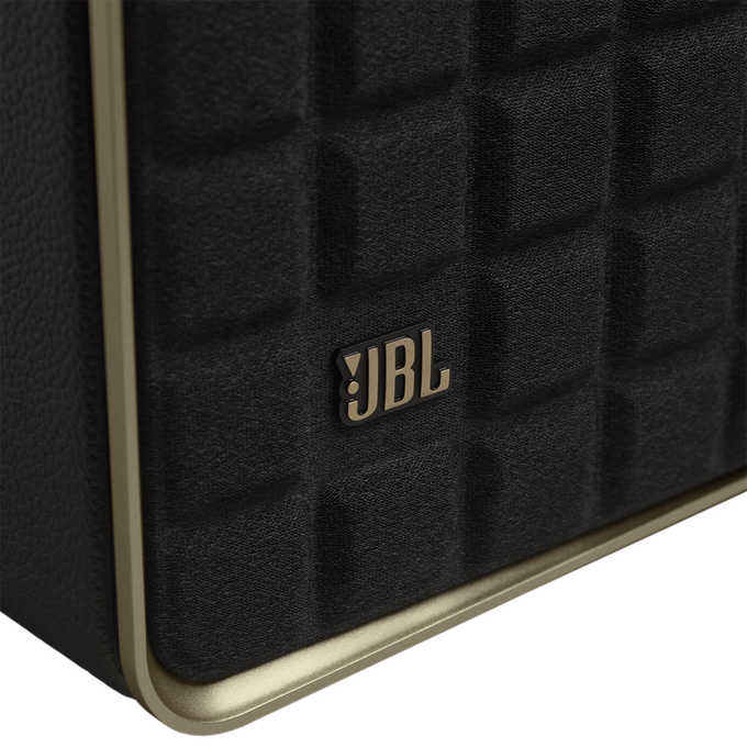 JBL Authentics 500 - Black - Hi-fidelity smart home speaker with Wi-Fi, Bluetooth and Voice Assistants with retro design. - Detailshot 3 image number null
