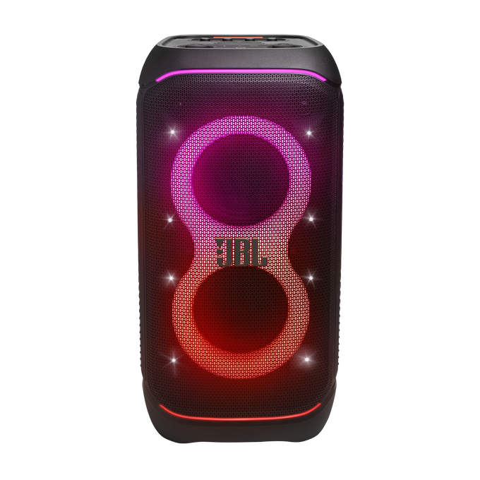JBL PartyBox Stage 320 - Black - Portable party speaker with wheels - Front image number null