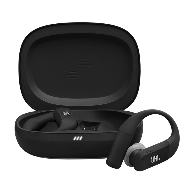 JBL Endurance Peak 4 - Black / Grey - True Wireless Noise Cancelling Sport Earbuds - Hero image number null