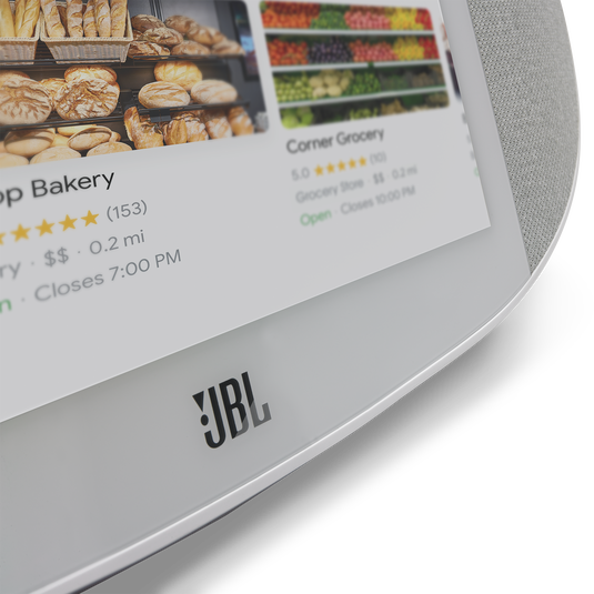 Jbl link view hotsell white
