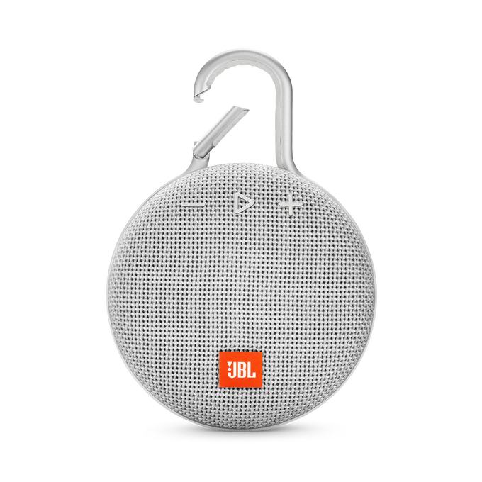 JBL Clip 3 - Steel White - Portable Bluetooth&reg; speaker - Front image number null