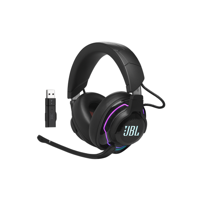 JBL Quantum 910 Wireless - Black - Wireless over-ear performance gaming headset with head  tracking-enhanced, Active Noise Cancelling and Bluetooth - Detailshot 13 image number null