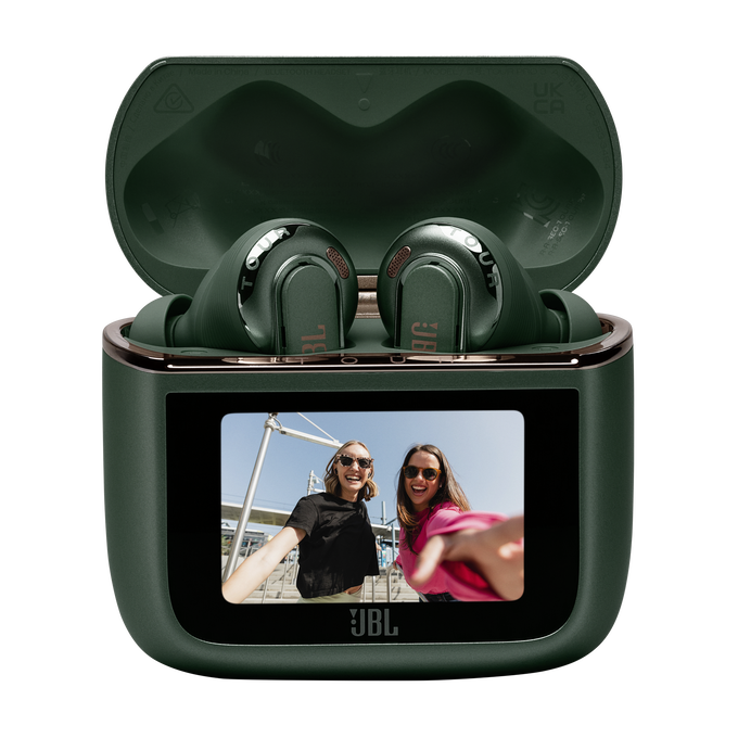 JBL Tour Pro 3 - Green - True Wireless Noise Cancelling earbuds with Smart Charging Case&trade; - Top image number null